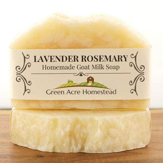 Lavender Rosemary Goat's Milk Soap